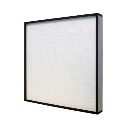 Customized size Industry use aluminum Frame Fiberglass H13 H14 HEPA Filter for Clean room Fan filter unit replacement Filter