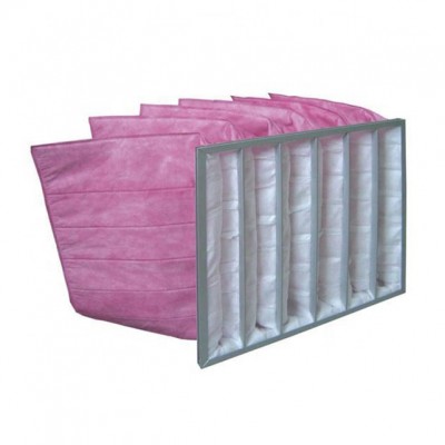 bag filter medium efficiency ahu packet filter factory